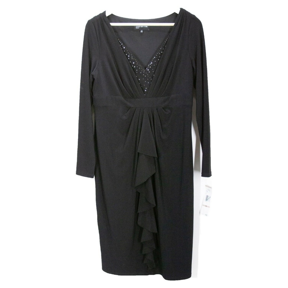 Jones New York Forever Chic Black Dress | Size 12